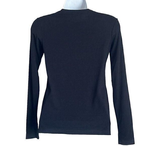 Women's Morada Everyday Long Sleeve T-Shirt UPF 50+ in Black - Size XS - Picture 7 of 9